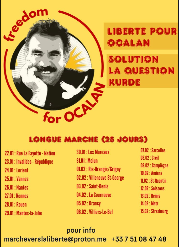 Longue marche öcalan France